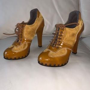 Project Rucoline Italian suede and leather Boot